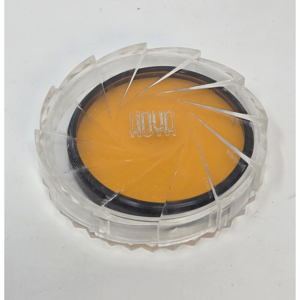 Hoya 55mm O(G) Orange Camera Filter Made in Japan w/ Case Vintage